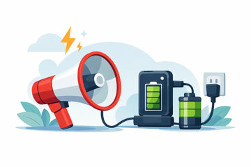 How to Charge Megaphone Batteries Safely