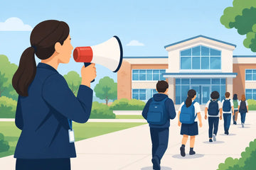 School Evacuation Megaphone Guide for Staff