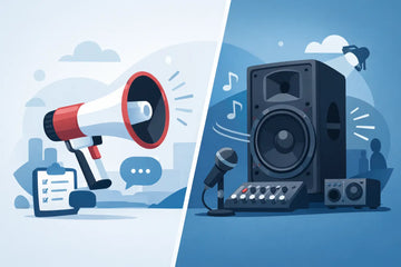 Megaphone vs PA Speaker: Which Fits?