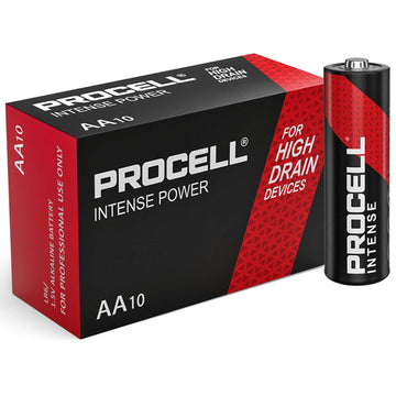 x10 Duracell AA Procell Intense Batteries